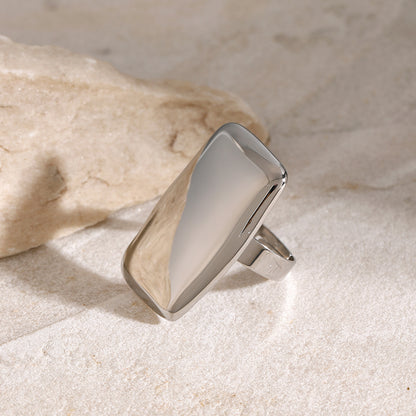 Soft Rectangle Fashion Ring