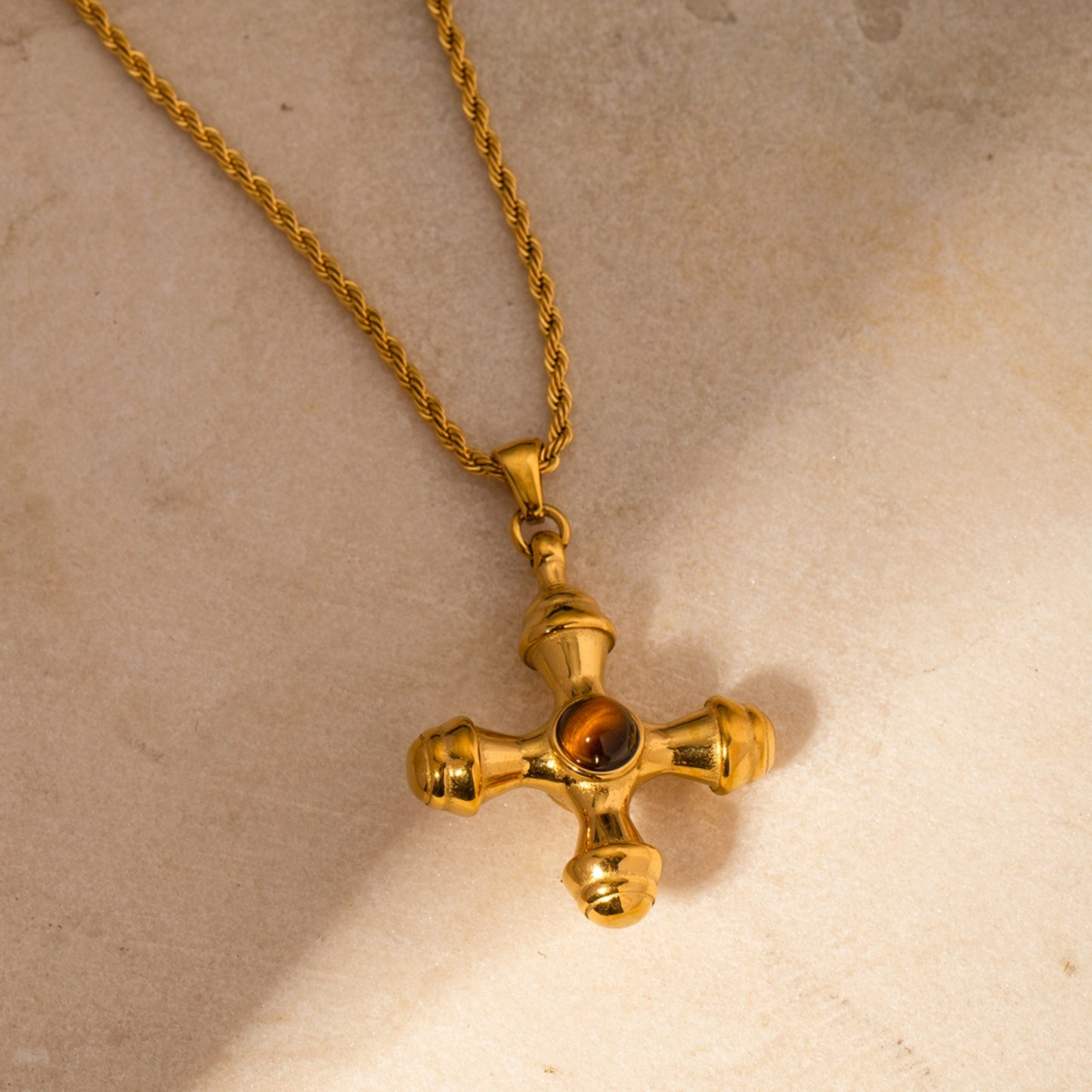 Inverse Cross Fashion Necklace