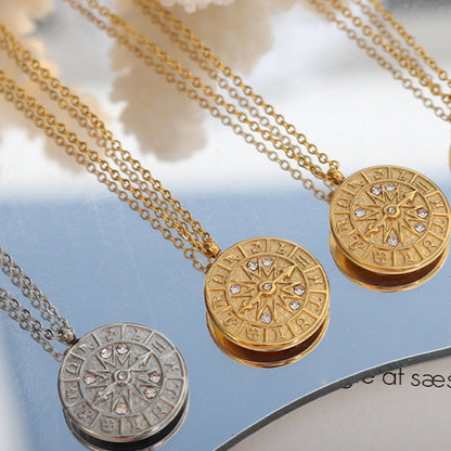 Mini Timepiece Fashion Necklace