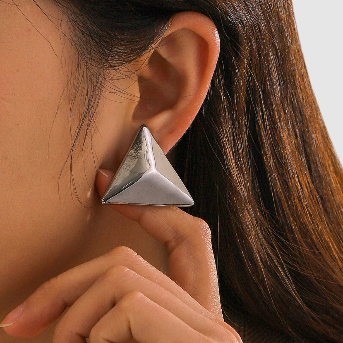 3D Pyramid Fashion Earrings