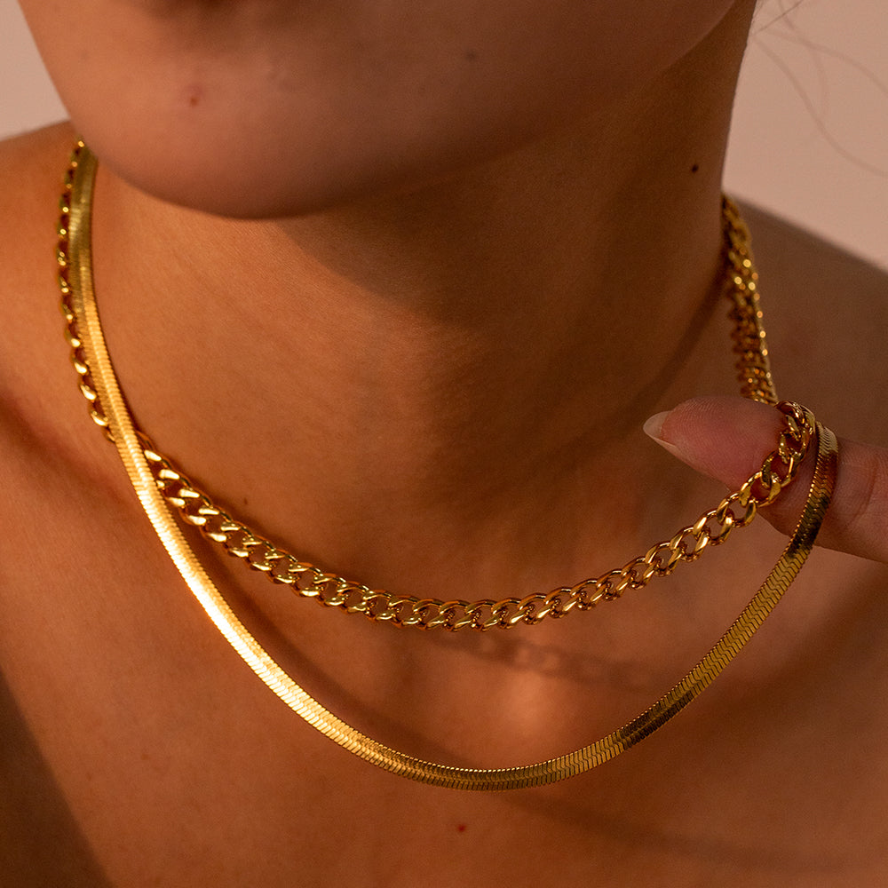 Double Layered Fashion Necklace