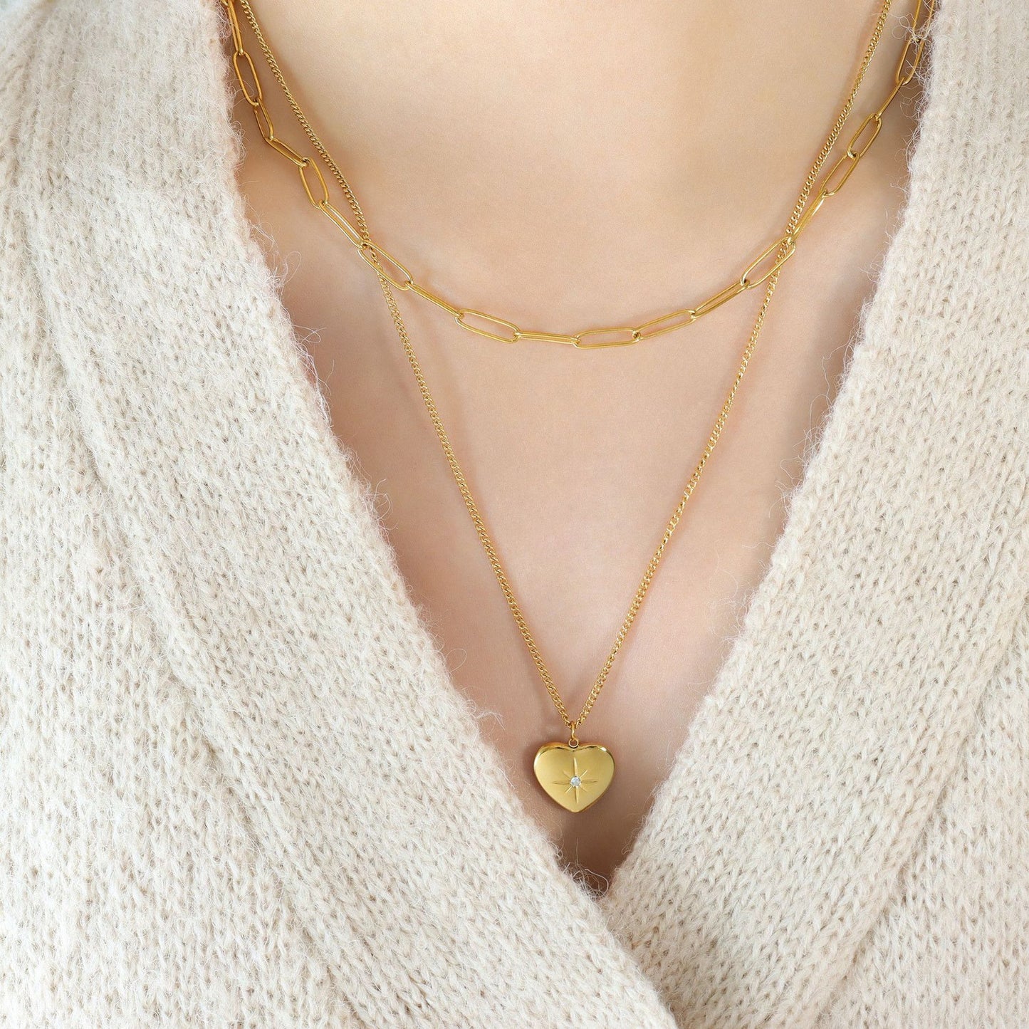 Teeny Heart Fashion Necklace