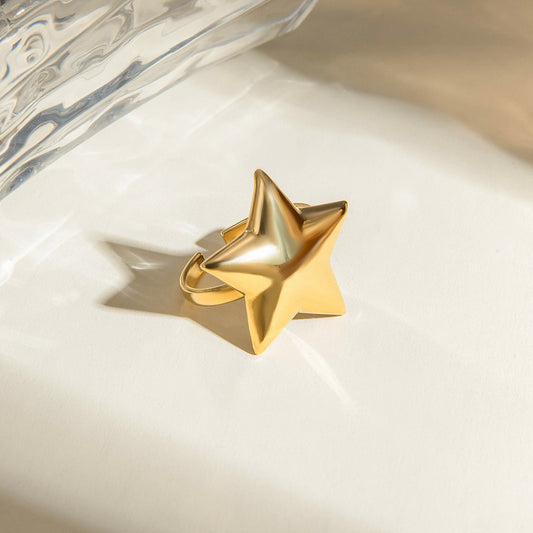 Sparkling Star Fashion Ring