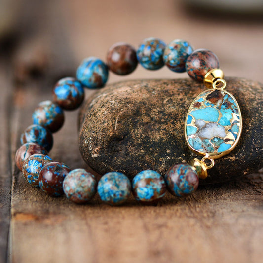 Earthy Stone Fashion Bracelet