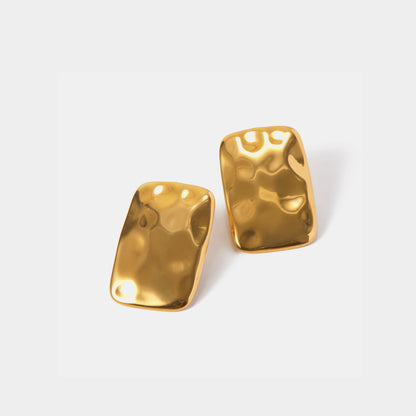 Flat Square Fashion Earrings