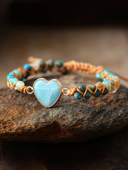 Heartly Stone Fashion Bracelet