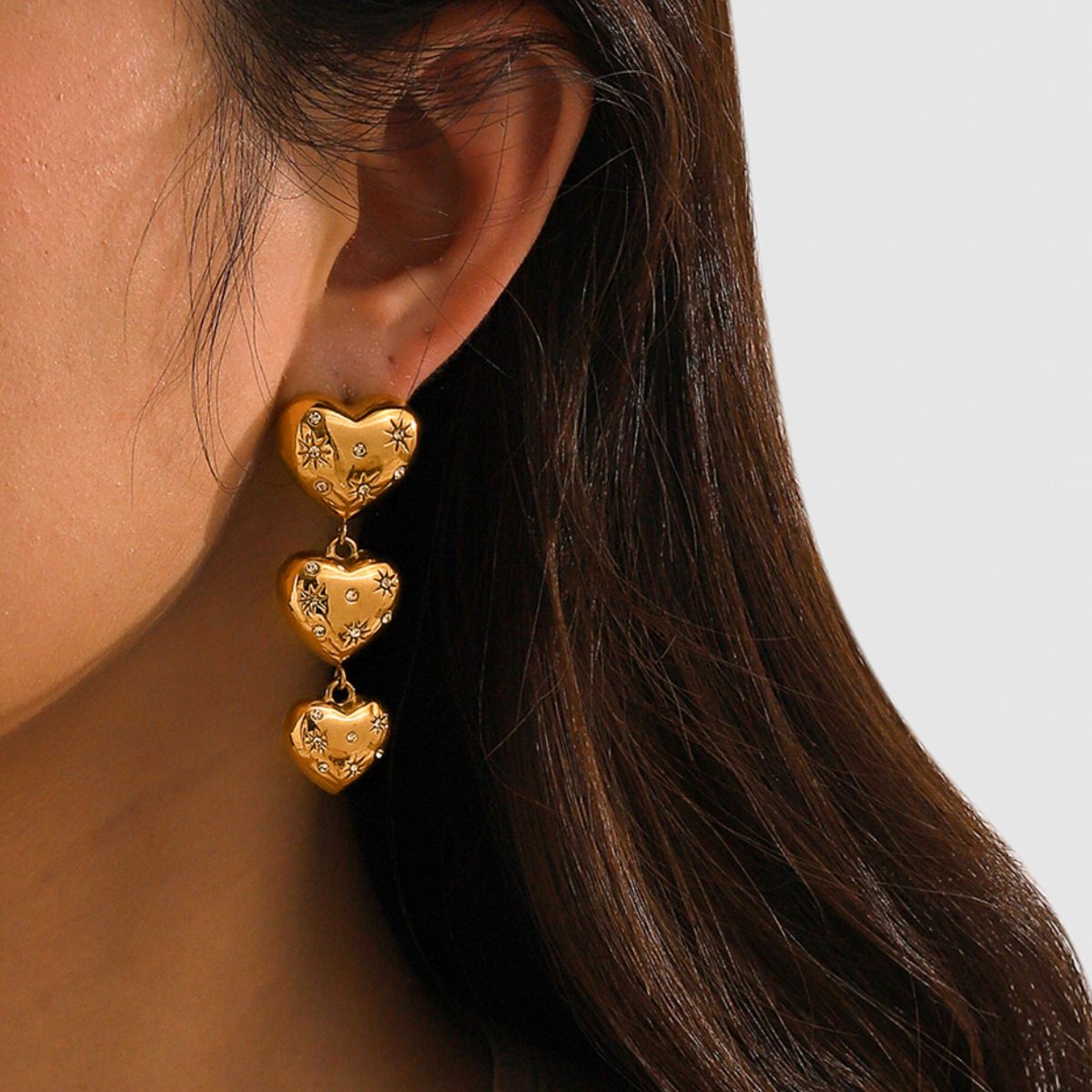 Looped Heart Fashion Earrings