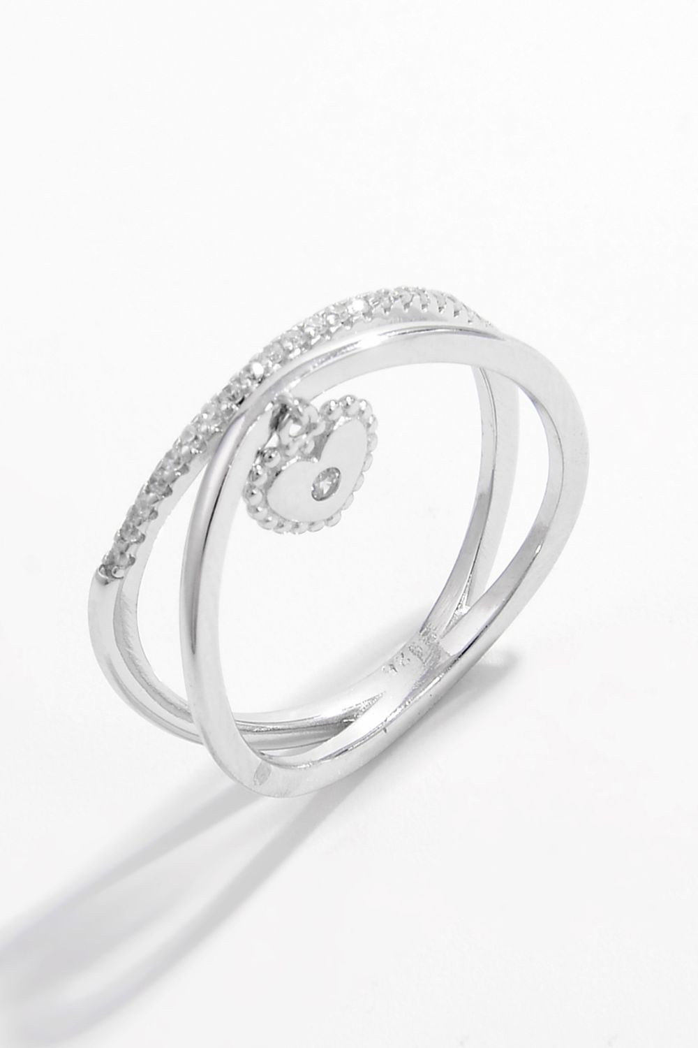 Heart Charm Fashion Ring