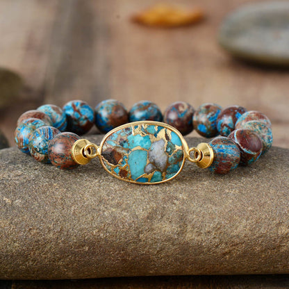 Earthy Stone Fashion Bracelet