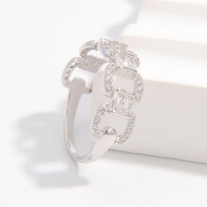 Hollow Chain Fashion Ring