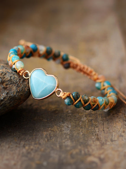 Heartly Stone Fashion Bracelet