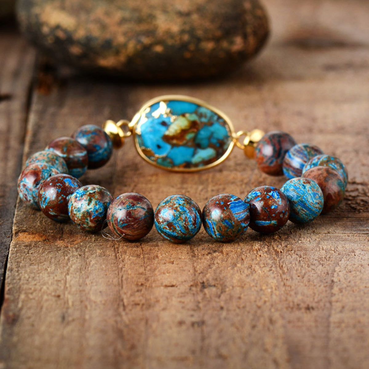 Earthy Stone Fashion Bracelet