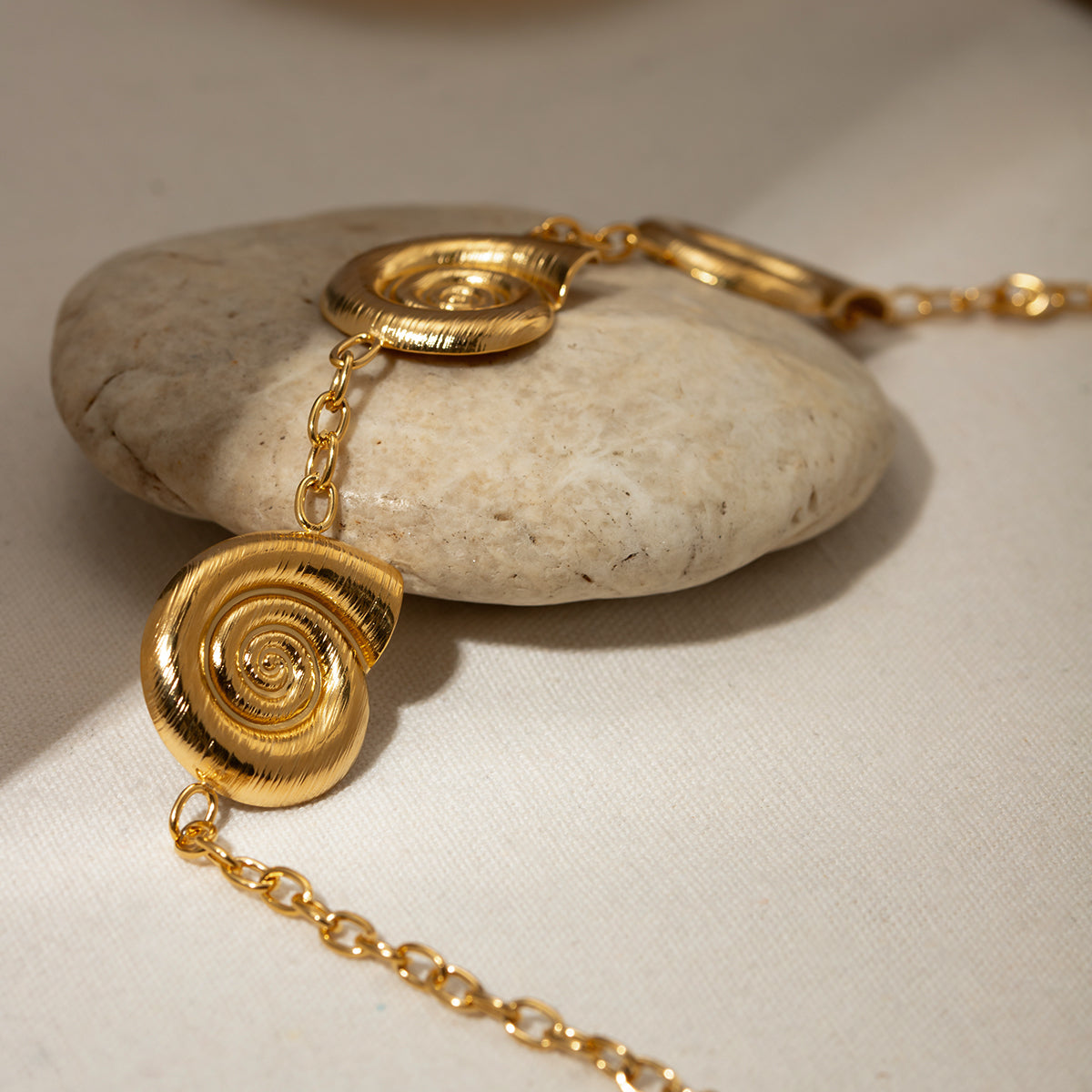 Looped Spiral Fashion Necklace