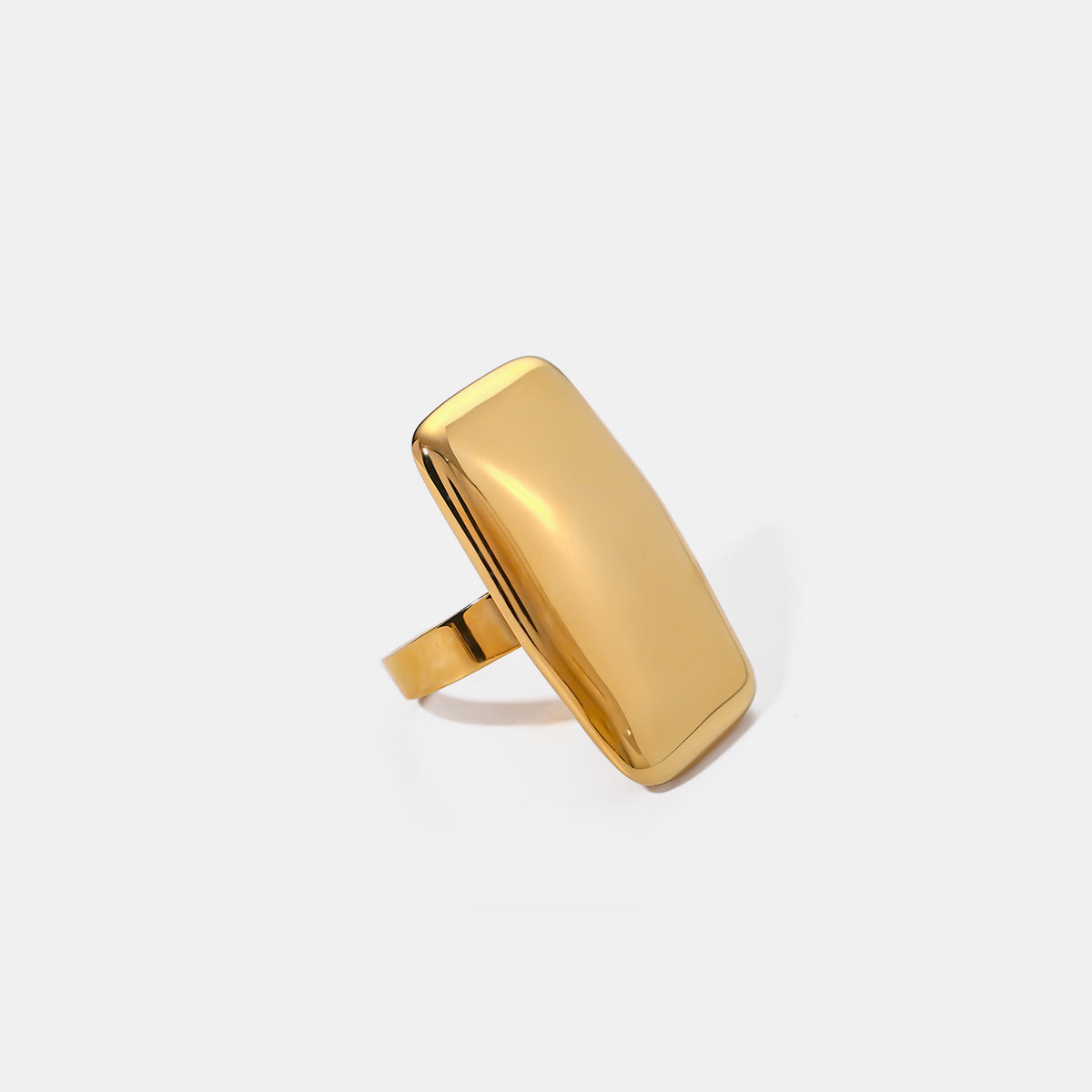 Soft Rectangle Fashion Ring