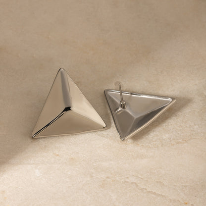 3D Pyramid Fashion Earrings