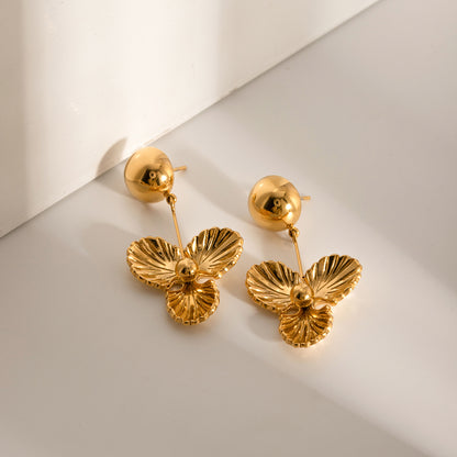 Dangled Flower Fashion Earrings