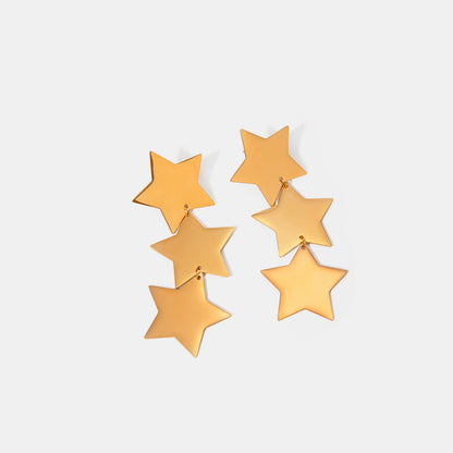 Looped Star Fashion Earrings