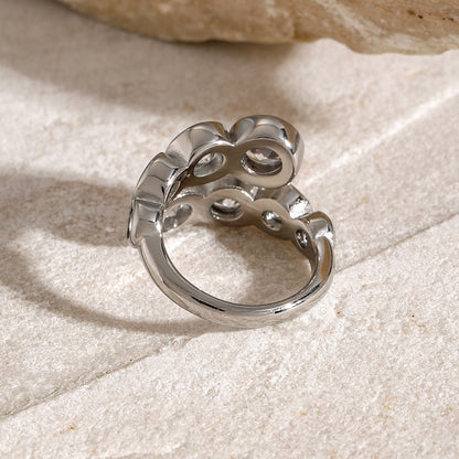 Looped Circular Fashion Ring