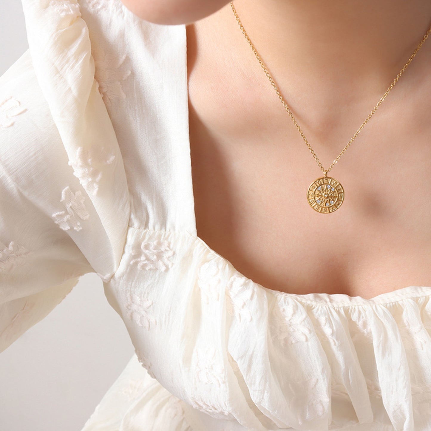 Mini Timepiece Fashion Necklace