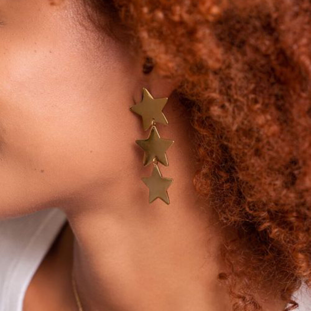 Looped Star Fashion Earrings