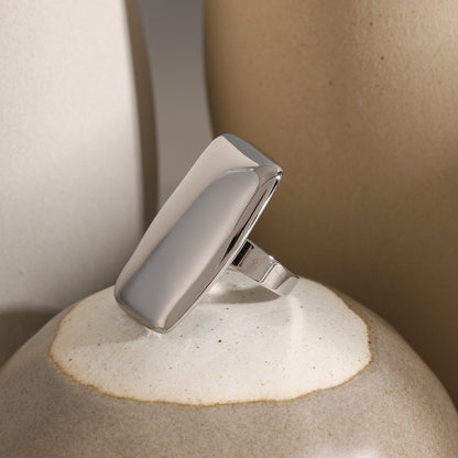 Soft Rectangle Fashion Ring