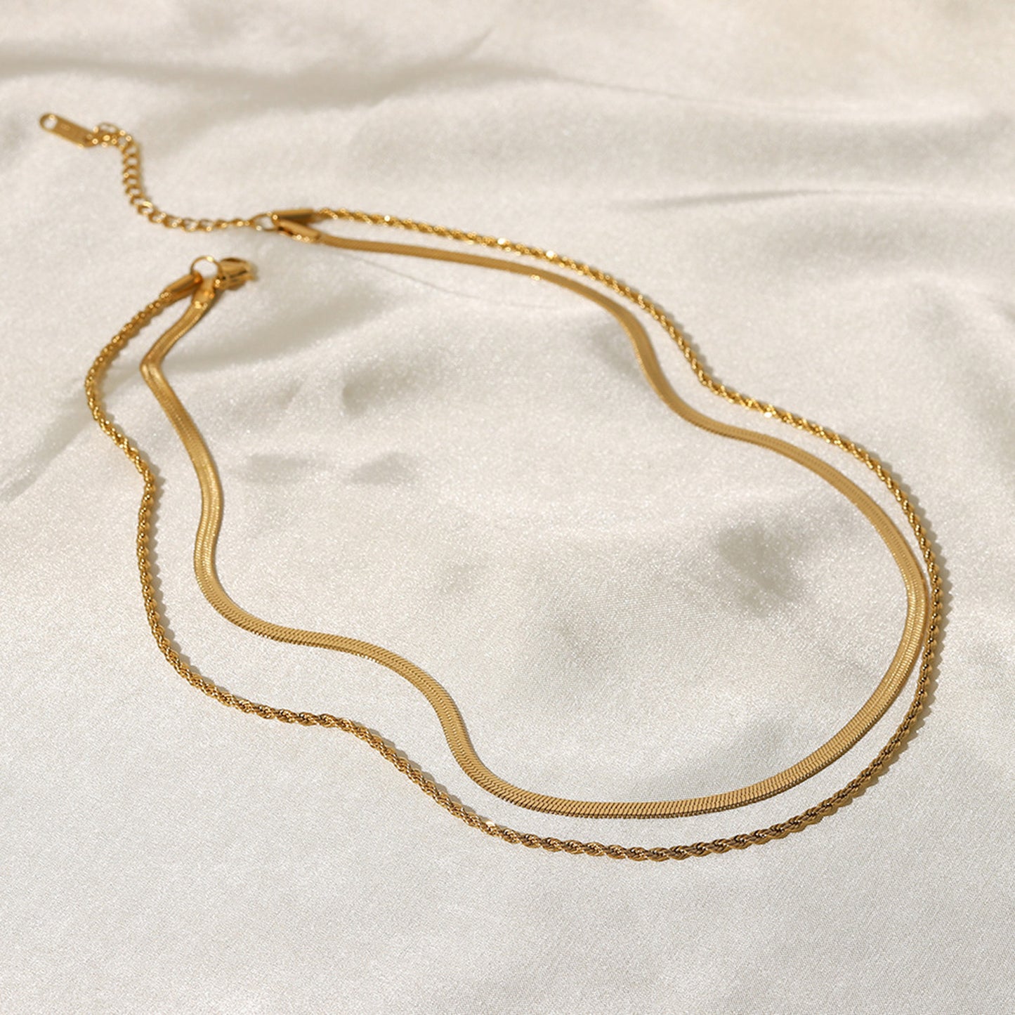 Parallel Chain Fashion Necklace