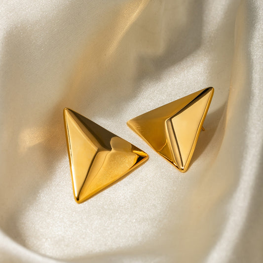 3D Pyramid Fashion Earrings