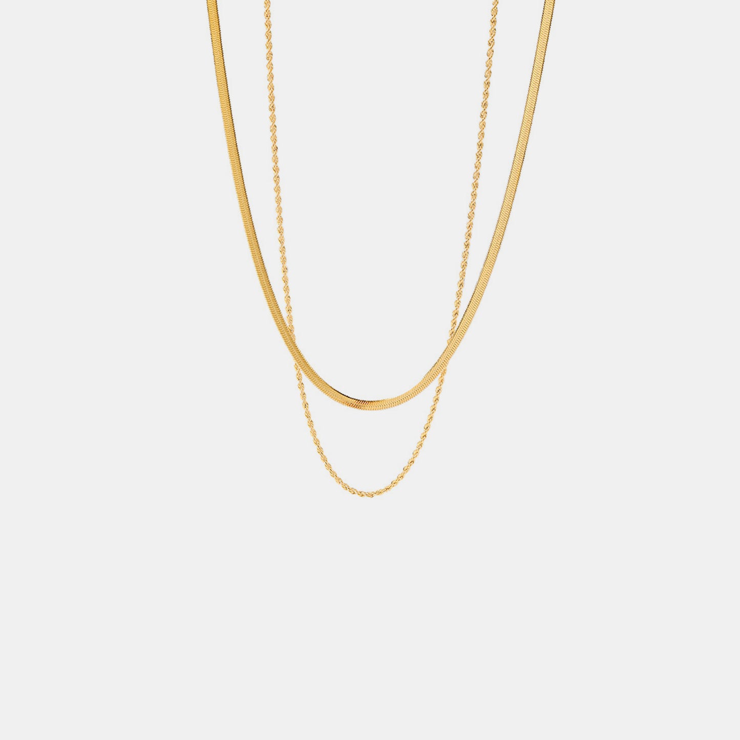 Parallel Chain Fashion Necklace