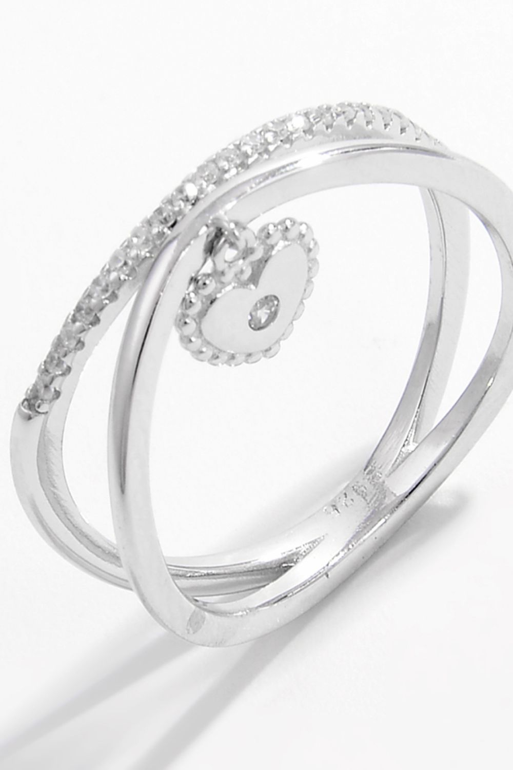 Heart Charm Fashion Ring