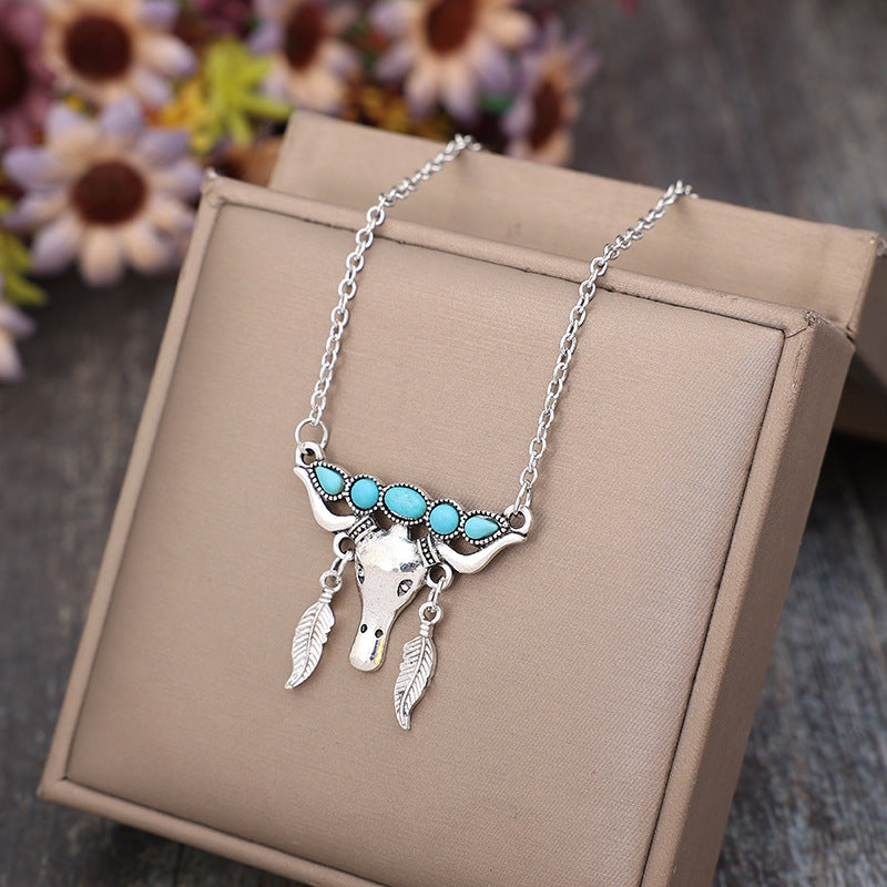 Cow Bead Fashion Necklace