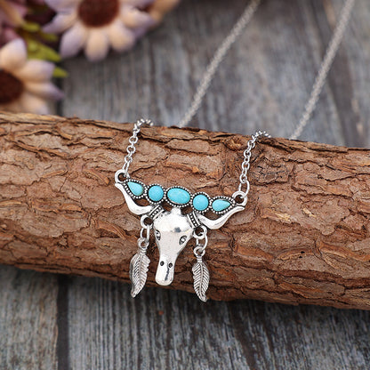 Cow Bead Fashion Necklace