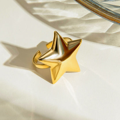 Sparkling Star Fashion Ring